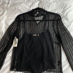 Wilfred Black Dalida Blouse with cami - Medium